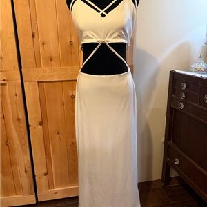 Sexy White Cutout Maxi Dress